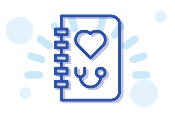 Healthcare Icon Medical Book: Graphics & Icons