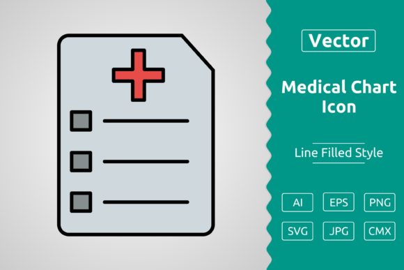 Medical Chart Icons for Modern Graphics