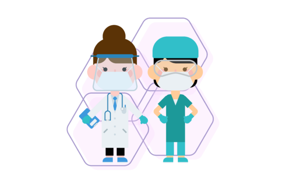 Nurse Assistant Vector Arts: Graphics & Illustrations