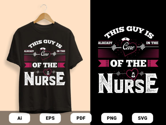 Nurse Care T-shirts Design Vector Graphics for Websites