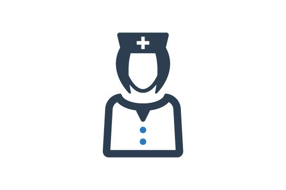 Nurse Icon & Woman Doctor Graphics