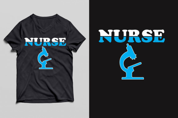 Nurse T-Shirt Graphics for Print Templates