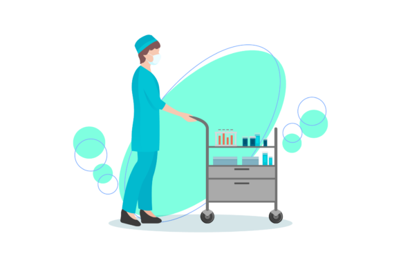 Nurse Working Graphics and Icons Review