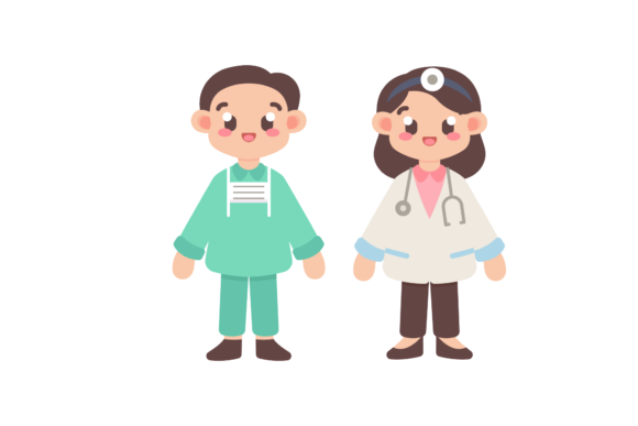 Reviewing Nurse Profesion Arts Vector for Embroidery