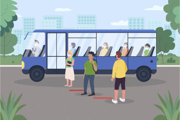 Social Distancing Graphics & Illustrations Review